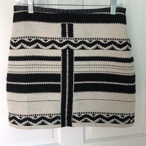 Madewell Gamine geo jacquard mini skirt